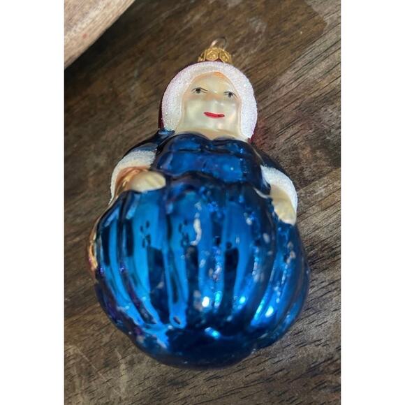 Vintage Enesco Calik’s Artsitry Polish glass ornaments set of 4 Christmas - Picture 7 of 12